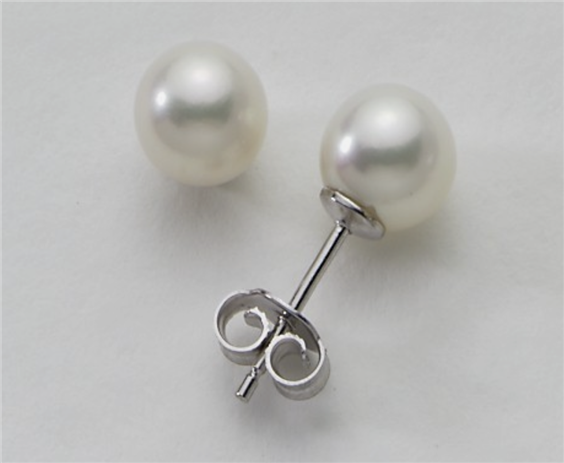 Pendientes Mikiko Mujer in Oro blanco M.GOB80 B - M.GOB80 B